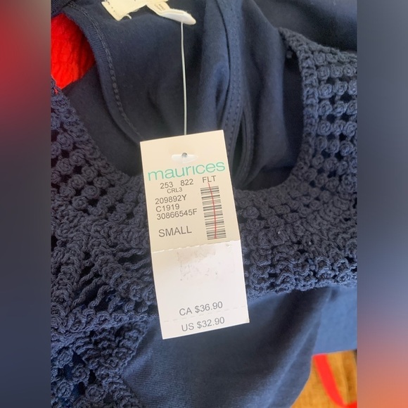 Maurices Top Size Small Color Blue - Picture 6 of 7